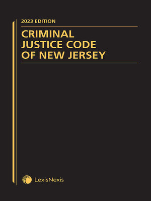 cover image of Criminal Justice Code of New Jersey